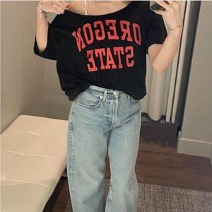 Oregon State Black and Red T-Shirt